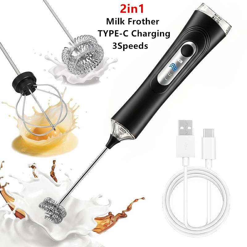 Yogurt Maker Electric - Mousseur à lait électrique + batteur