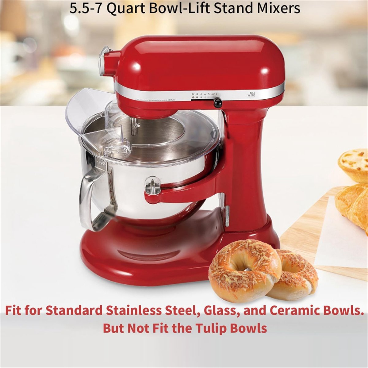 Stand Mixer Bowl - A960U Aug. Pare-éclaboussures pour batteur sur
