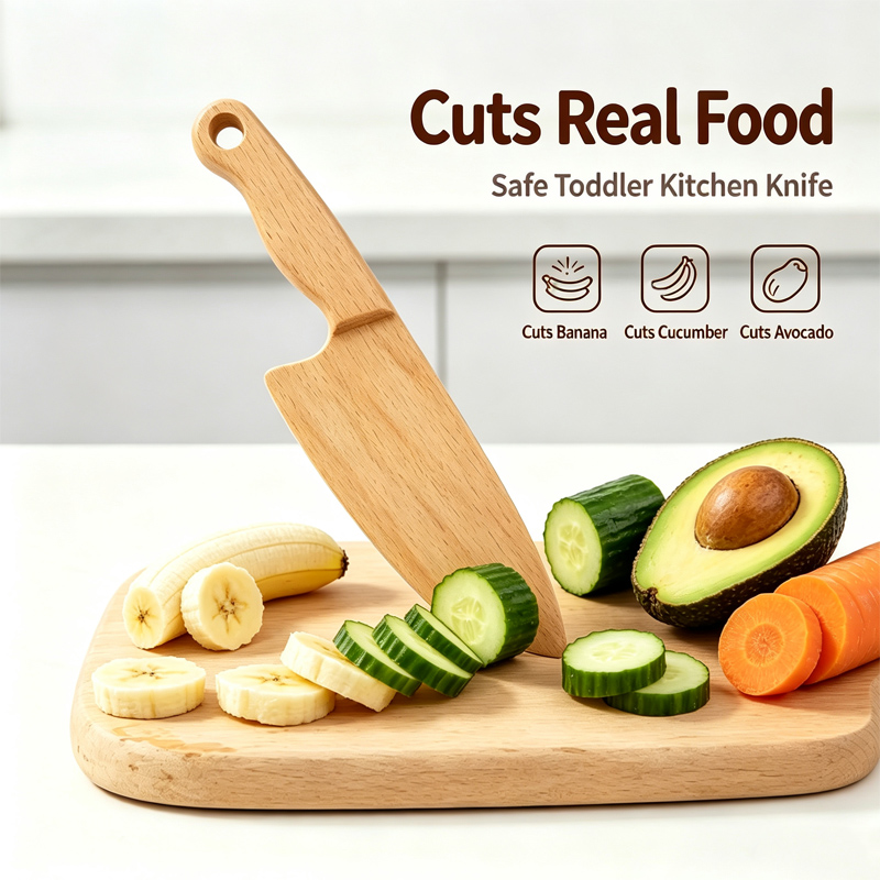 Kitchen Appliances For Kids - Couteau en bois pour enfants, pour