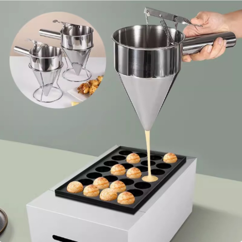 Kitchen Appliances Garage - Entonnoir distributeur de liquide en acier