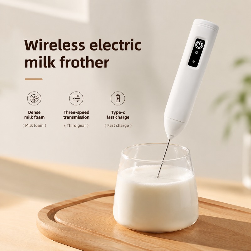 Yogurt Maker Electric - Mousseur à lait électrique + batteur