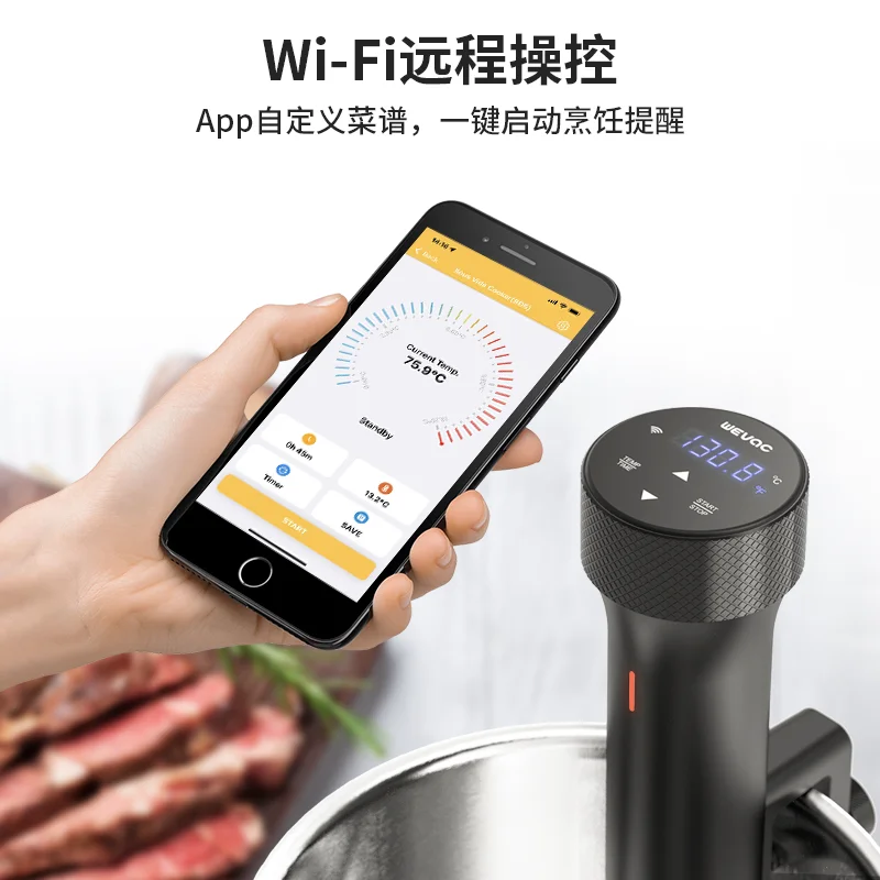 Sous Vide Immersion - Circulateur d'immersion de cuisinière de précision