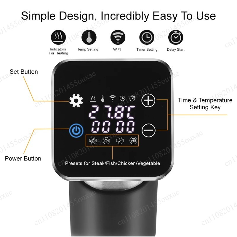 Machine sous vide WiFi 1300W,  - Sous Vide Immersion avis et prix