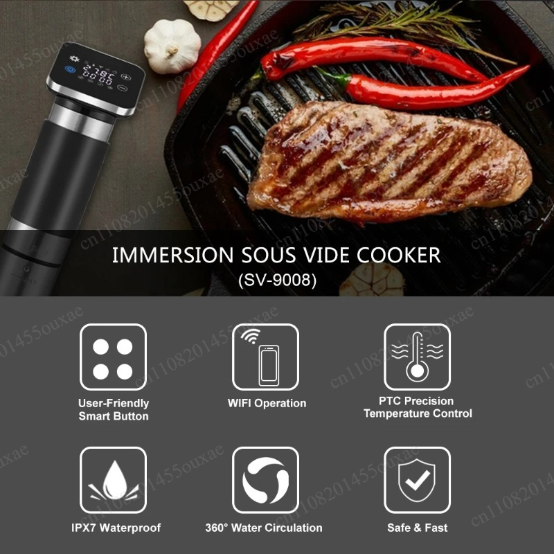 Machine sous vide WiFi 1300W,  - Sous Vide Immersion avis et prix
