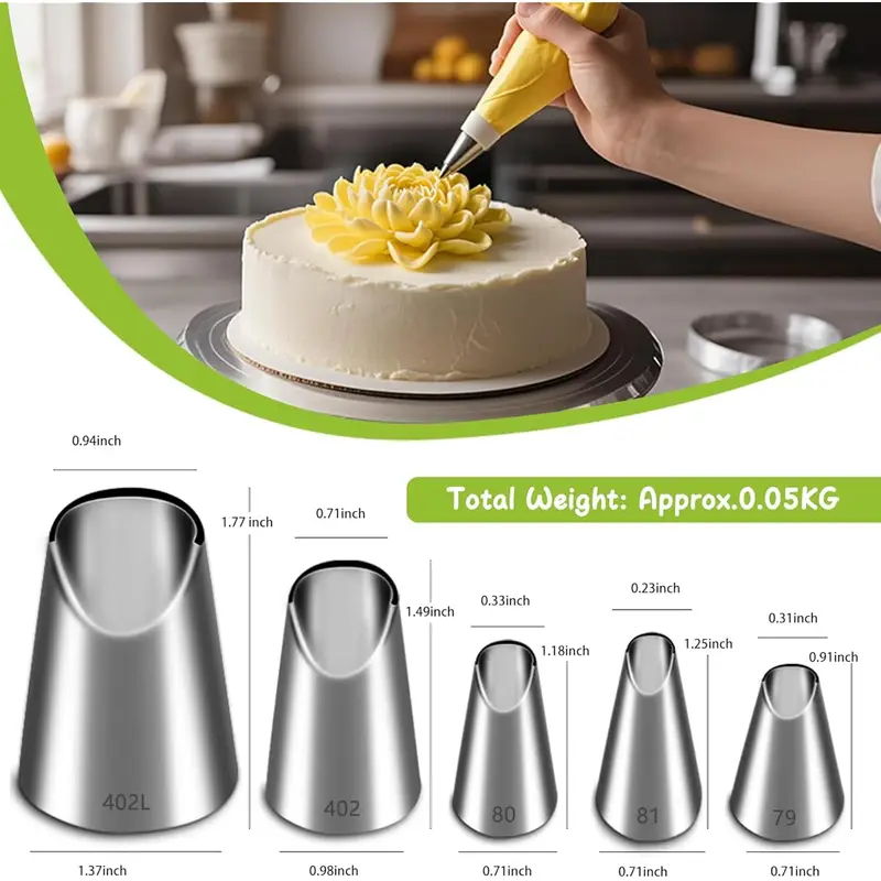 Ensemble de 5 embouts de pâtis - Kitchen Appliances Garage avis et prix