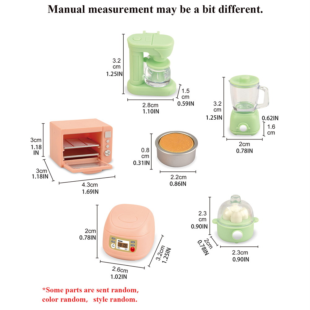 Ensemble de cuisine 1:12 cuise - Kitchen Appliances For Kids avis et prix
