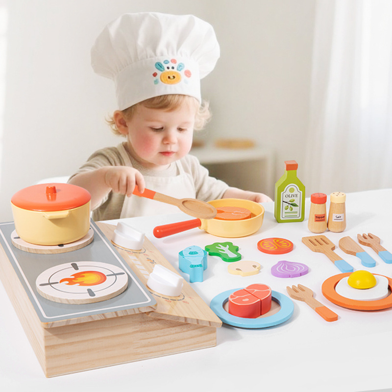 Cuisine en bois Montessori pou - Kitchen Appliances For Kids avis et prix