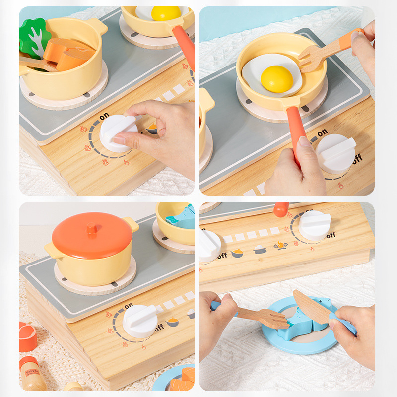 Cuisine en bois Montessori pou - Kitchen Appliances For Kids avis et prix