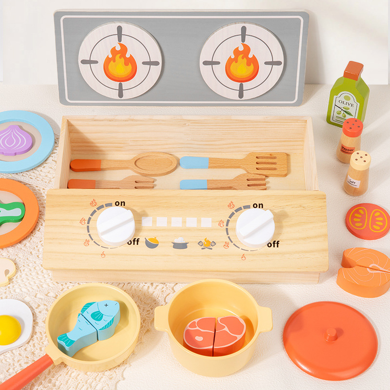 Cuisine en bois Montessori pou - Kitchen Appliances For Kids avis et prix
