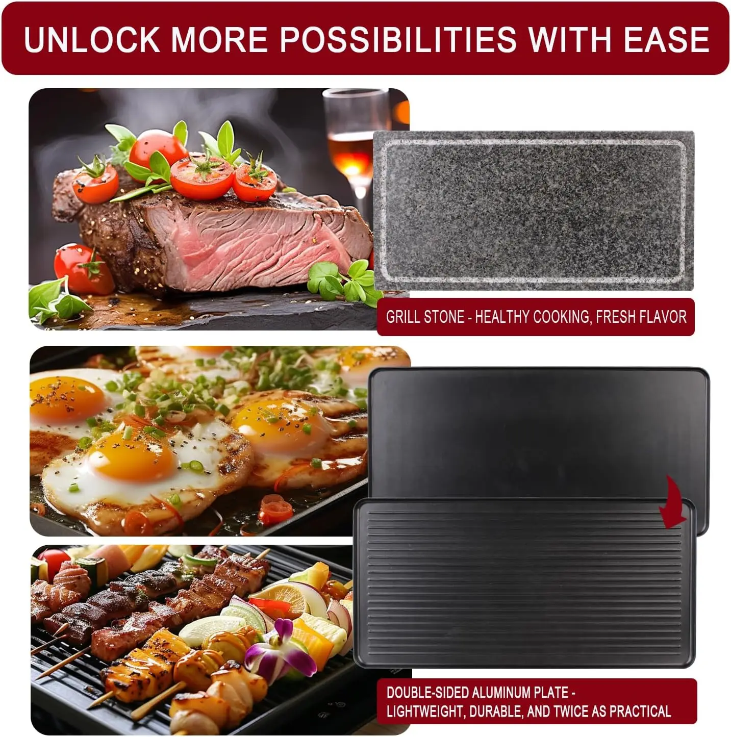 Bestseller1700W Raclette élect - Raclette Grill Table avis et prix