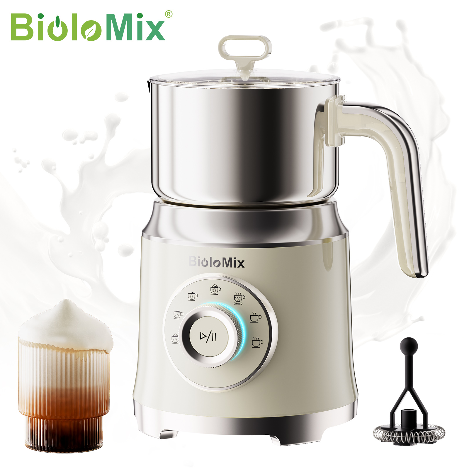 BioloMix – mousseur à lait éle - Yogurt Maker Electric avis et prix