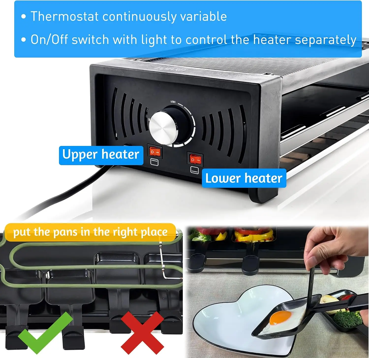 Grill à raclette portable pour - Raclette Grill Table avis et prix