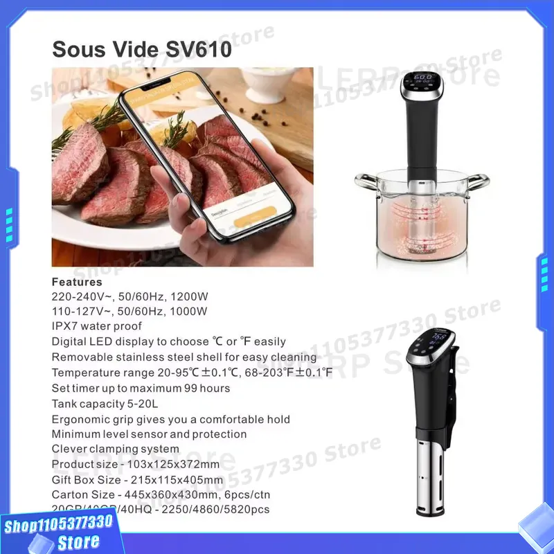 Cuisinière sous vide portable  - Sous Vide Immersion avis et prix